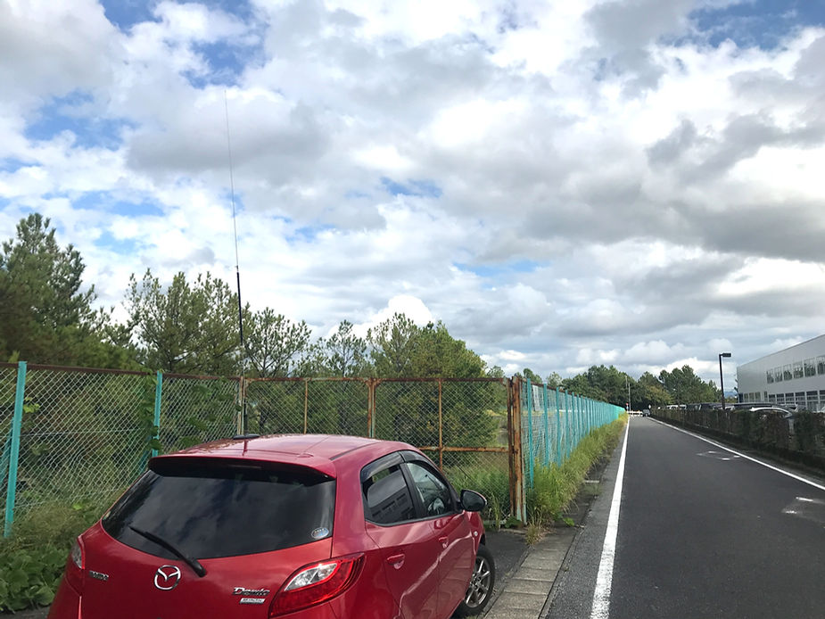 黒笹公園の近くの空き地からQRV